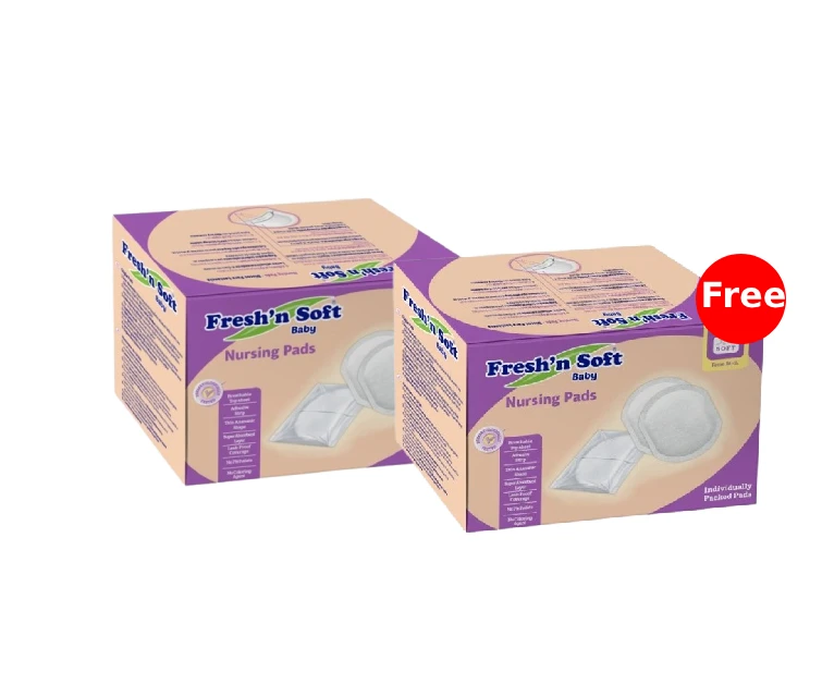 Fresh'n Soft Breast Pads,30pc 1 Pack  + 1 Pack for Free - Fresh'n Soft