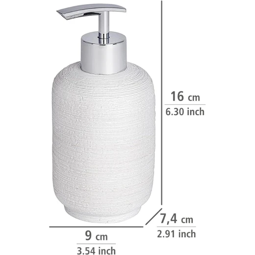 Wenko goa liquid soap dispenser ,white - Wenko - Image 2