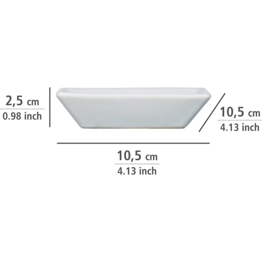 Wenko cordoba soap dish, white - Wenko - Image 3