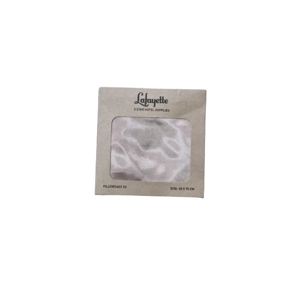Lafayette Satin Pillowcase for Hair and Skin Queen Maroon 2 Pack - Lafayette
