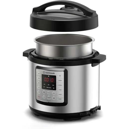 Nutricook Smart Pot Eko 1000 Watts - 9 in 1 Instant Programmable Electric Pressure Cooker, 6 Liters, NC-SPEK6 1Years Warranty - Nutricook - Image 5