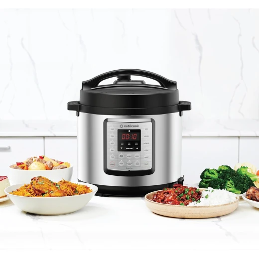 Nutricook Smart Pot Eko 1000 Watts - 9 in 1 Instant Programmable Electric Pressure Cooker, 6 Liters, NC-SPEK6 1Years Warranty - Nutricook - Image 6