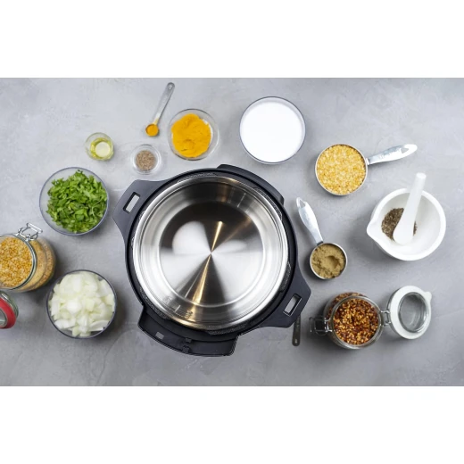 Nutricook Smart Pot Eko 1000 Watts - 9 in 1 Instant Programmable Electric Pressure Cooker, 6 Liters, NC-SPEK6 1Years Warranty - Nutricook - Image 2