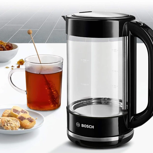 Bosch electric kettle 1.7 L 2400 W Black, Transparent Bosch electric kettle 1.7 L 2400 W Black, Transparent