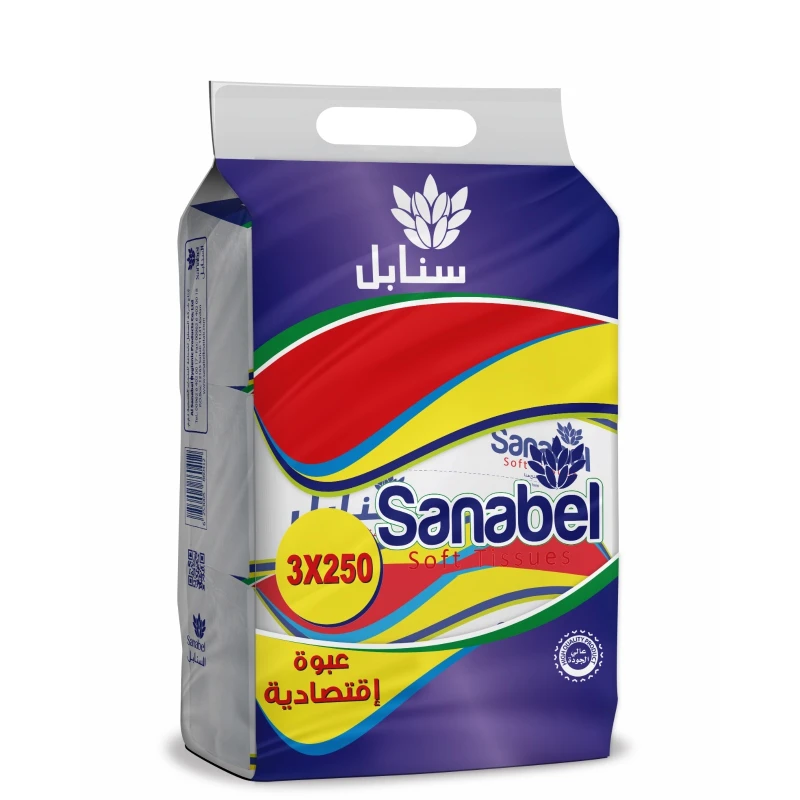 Al sanabel facial tissue  250×3 - Al sanabel