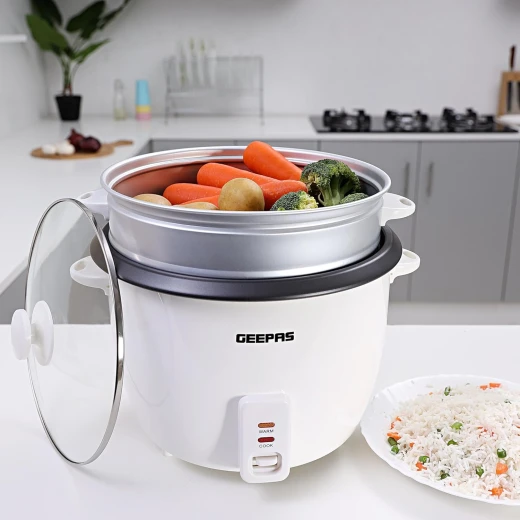طباخة أرز أوتوماتيكية، 2.8 لتر، 900 واط، جيباس - جيباس - Image 3