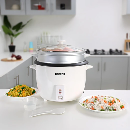 طباخة أرز أوتوماتيكية، 2.8 لتر، 900 واط، جيباس - جيباس - Image 2