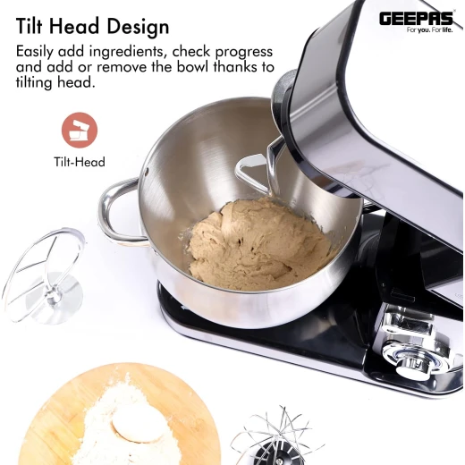 Geepas Kitchen Machine, 10L Capacity, 2000W Copper Motor - GEEPAS - Image 2