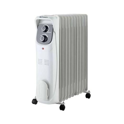 Conti Oil Radiator - 13 Fins - White Color Conti Oil Radiator - 13 Fins - White Color