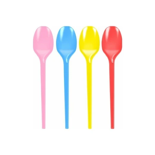 Disposable Plastic Spoons, 24 Pieces Disposable Plastic Spoons, 24 Pieces