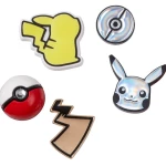 Crocs Jibbitz Symbol Shoe Charms for Crocs Elevated Pokémon 5 Pack - Crocs