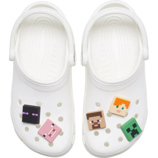 Crocs Jibbitz Symbol Shoe Charms for Crocs Minecraft 5 Pack - Crocs - Image 2