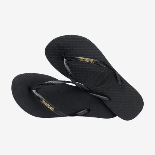 Havaianas Logo Mattalic Black/Gold 39/40 - Havaianas - Image 4