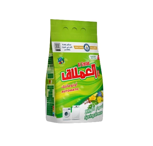 Al Emlaq Eco Clean  Low Foaming Powder Detergent Bag, 5kg, Spring Breeze Scent + Super Gel Green Pine, 1kg for Free - Al Emlaq - Image 3