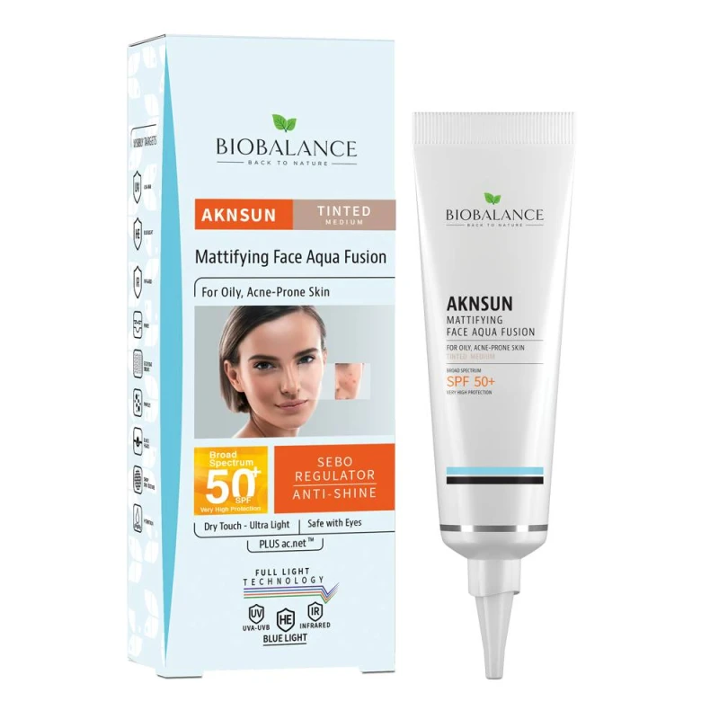 واقي الشمس للبشرة الدهنية مع كريم أساس 40 مل من بيو بالانس, SPF 50 - بيو بالانس