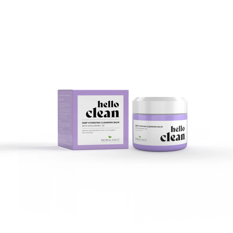 Bio Balance Hello Clean Deep Hydrating Cleansing Balm With Hyaluronic 3D, 100ml - Bio Balance