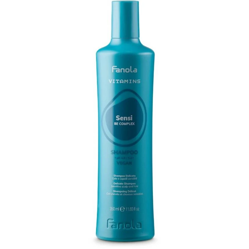 Fanola Vitamins Sensi Be Complex Vegan Shampoo Delicate Sensitive Scalp and Hair 350ml - Fanola