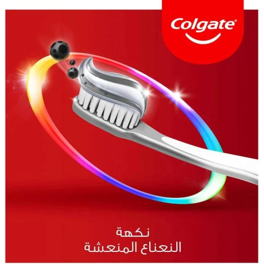 Colgate Total Charcoal Toothpaste 75ml: Antibacterial Plaque Protection with Charcoal for Fresh Breath - Colgate - Image 5