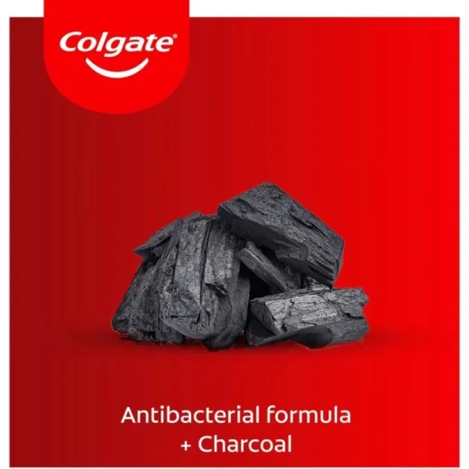 Colgate Total Charcoal Toothpaste 75ml: Antibacterial Plaque Protection with Charcoal for Fresh Breath - Colgate - Image 2
