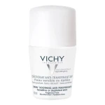 Vichy Deodorant Roll On Soothing Anti Perspirant Treatment 48 Hour - Vichy