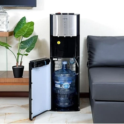 Geepas Bottom Load Water Dispenser, 3 Taps (Hot, Cold, Normal), 5L Hot & 2L Cold Tanks - GEEPAS - Image 2