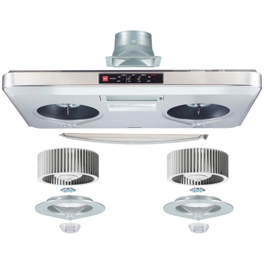 KDK Range hood, Silver 90HQUA - KDK - Image 3