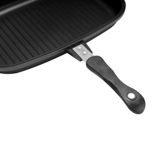 Royalford RF6619 Non-Stick Double-Sided Flip Grill Pan – Healthy Oil-Saving Design, 36 cm - Royalford - Image 2