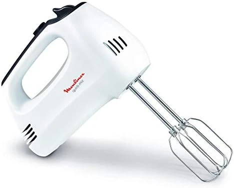 Moulinex Quick Mix Hand Mixer, 300 Watts, White, Plastic, Hm310127 - MOULINEX - Image 5