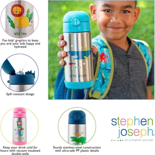 Stephen Joseph - Double Wall Insulated Water Bottle 349ml - Unicorn - Stephen Joseph - Image 4