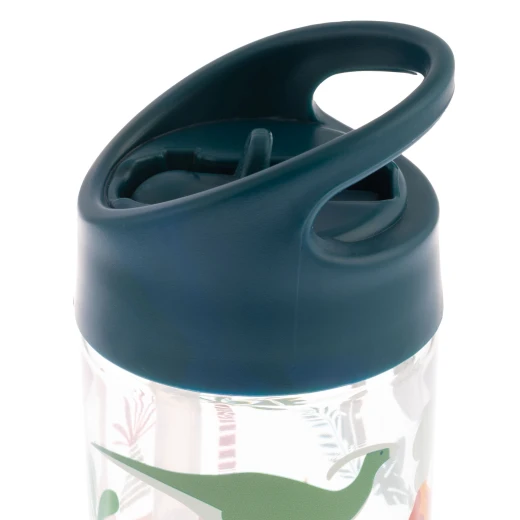 Stephen Joseph, Kids Flip Top Water Bottle Blue Dino - Stephen Joseph - Image 2