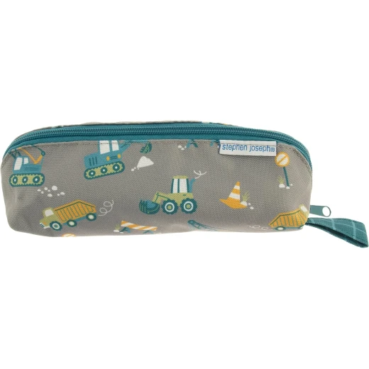 Stephen Joseph All Over Printed Pencil Pouch, Construction Stephen Joseph All Over Printed Pencil Pouch, Construction