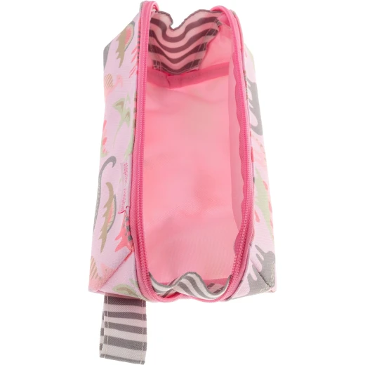Stephen Joseph All Over Printed Pencil Pouch, Pink Dino - Stephen Joseph - Image 3