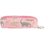 Stephen Joseph All Over Printed Pencil Pouch, Pink Dino - Stephen Joseph