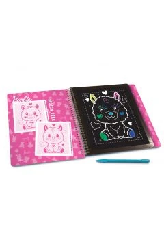 Barbie Cutie Scratch Reveal Sketch Book Set Vibrant Rainbow Colors with Glitter and Gold Finishes for Girls - Barbie - Image 2