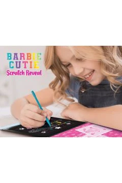 Barbie Cutie Scratch Reveal Sketch Book Set Vibrant Rainbow Colors with Glitter and Gold Finishes for Girls - Barbie - Image 4