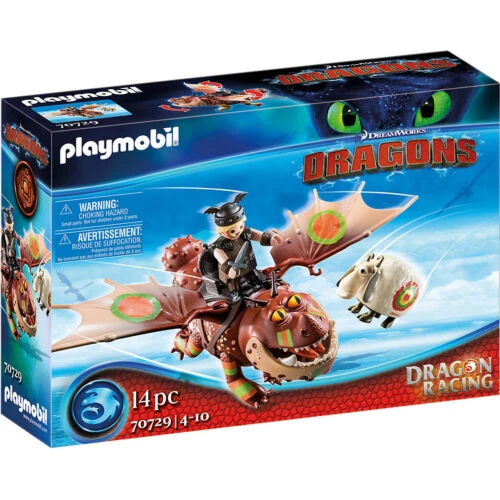 Playmobil Dreamworks Dragon Racing: Fishlegs And Meatlug - Playmobil - Image 2