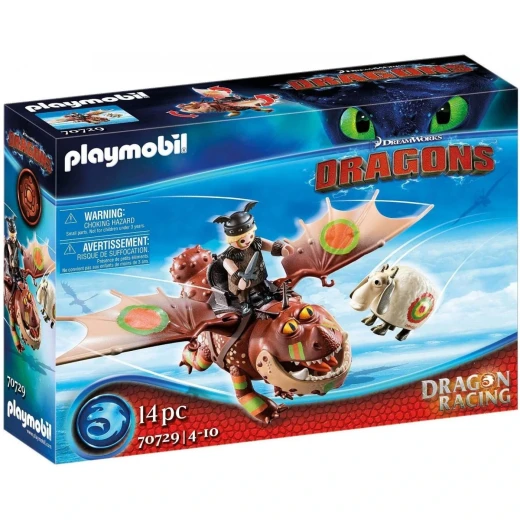 Playmobil Dreamworks Dragon Racing: Fishlegs And Meatlug Playmobil Dreamworks Dragon Racing: Fishlegs And Meatlug