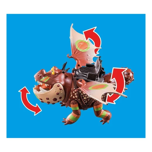 Playmobil Dreamworks Dragon Racing: Fishlegs And Meatlug - Playmobil - Image 4