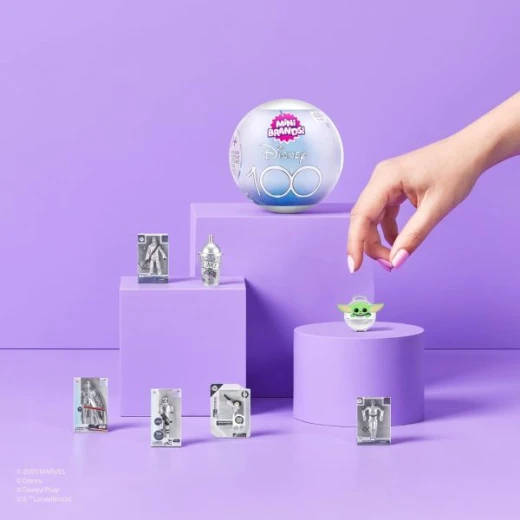 5 Surprise Mini Brands! Disney 100 Platinum Mystery Pack [Limited Edition] - LOL Surprise! - Image 2