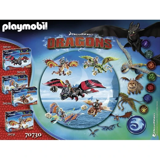 Playmobil Dreamworks Dragon Racing: Ruffnut And Tuffnut With Barf And Belch - Playmobil - Image 5