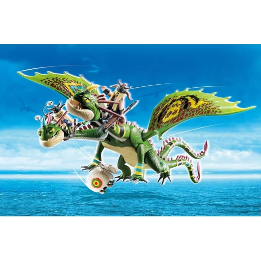 Playmobil Dreamworks Dragon Racing: Ruffnut And Tuffnut With Barf And Belch - Playmobil - Image 4