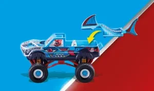 Stunt Show Shark Monster Truck - Playmobil - Image 4