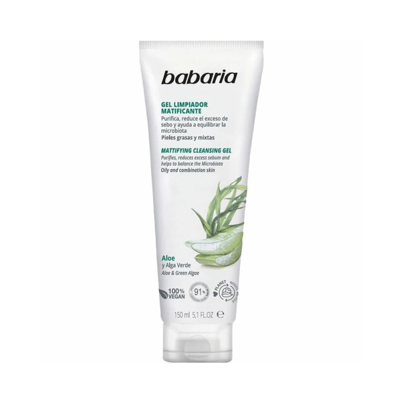 Babaria Face Mattifying Cleansing Gel 150ml - Babaria