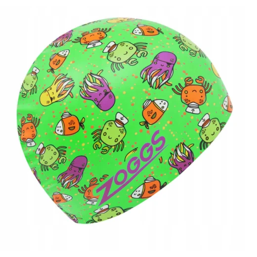 Zoggs Sea Life printed silicone swimming cap for adults Zoggs Sea Life printed silicone swimming cap for adults