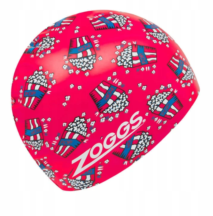 Zoggs Sea Life printed silicone swimming cap for adults - Zoggs