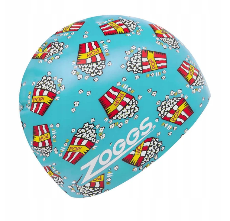 Zoggs Sea Life printed silicone swimming cap for adults - Zoggs