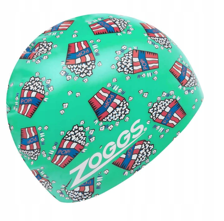 Zoggs Sea Life printed silicone swimming cap for adults - Zoggs