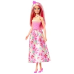 Barbie Royal Doll with Pink and Blonde Hair, Butterfly Print Skirt, Accessories, and 2024 Release, A Touch of Magic Fantasy Doll, Ages 3+ - Barbie