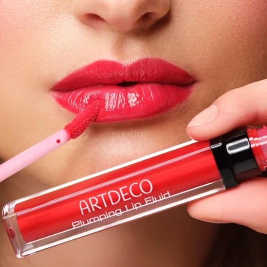 ARTDECO Firey Red Plumping Lip Fluid Glossy Shine Moisturizing Lip Enhancer Makeup for Fuller Lips - ArtDeco - Image 3