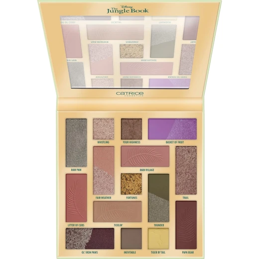 Catrice The Jungle Book Eyeshadow Palette Versatile Makeup Kit for Diverse Eye Looks 15 Colors
